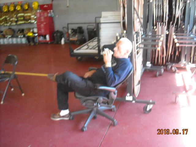 Feeling relaxed, Monroe?  Sandwich Sale 2013